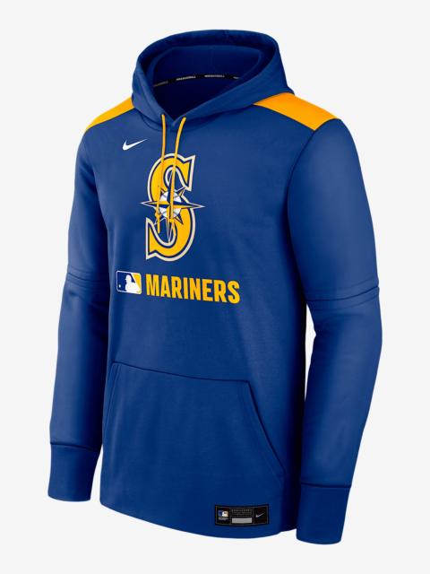 Nike Seattle Mariners Authentic Collection Men's Nike Therma MLB Pullover Hoodie