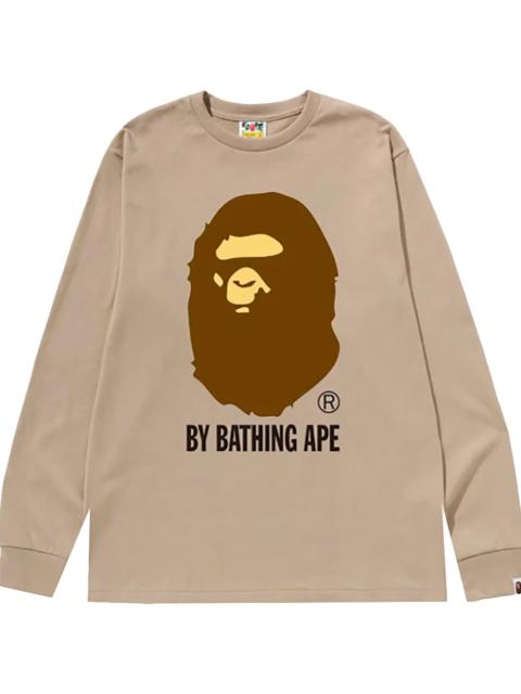 A BATHING APE® By Bathing Ape Long-Sleeve Tee "Beige" 1J80 111 013 BEIGE