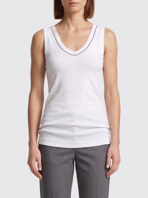 Brunello Cucinelli BRUNELLO CUCINELLI Top Woman color White