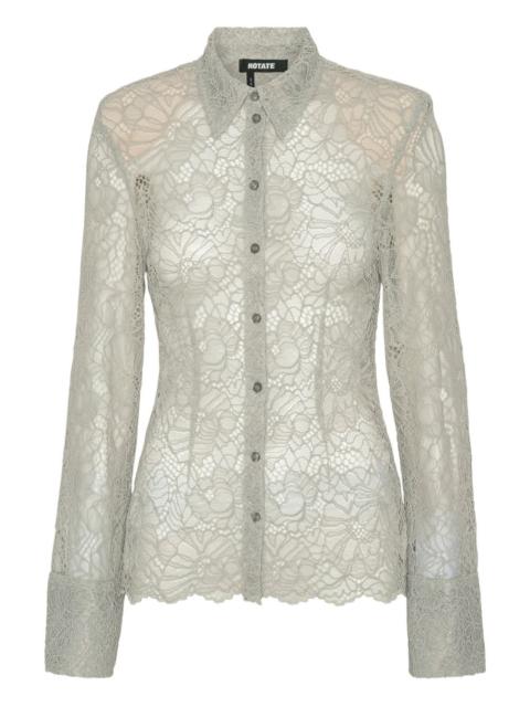 ROTATE lace buttoned shirt