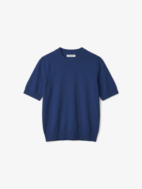 M.M.LaFleur Becca Pointelle Tee - 365 Cotton Silk Knit