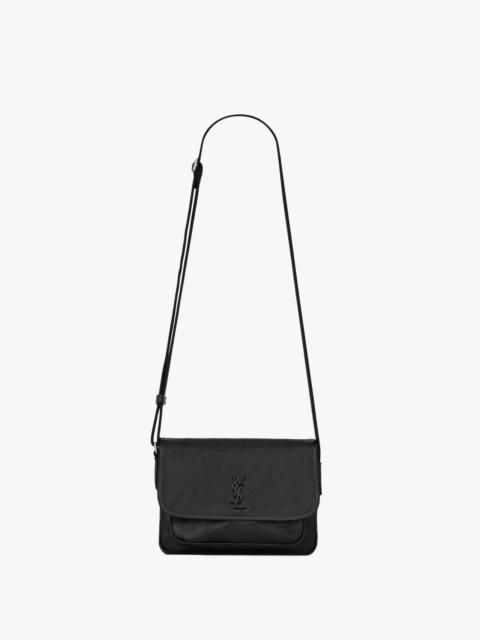 SAINT LAURENT NIKI SMALL MESSENGER IN GRAINED LEATHER