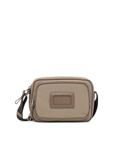 KENZO Kommuter logo-plaque cross body bag
