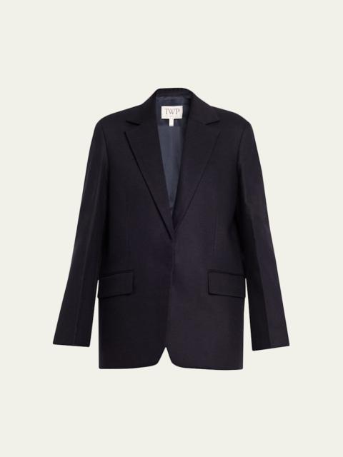 TWP Jillian Single-Breasted Wool-Cashmere Blazer