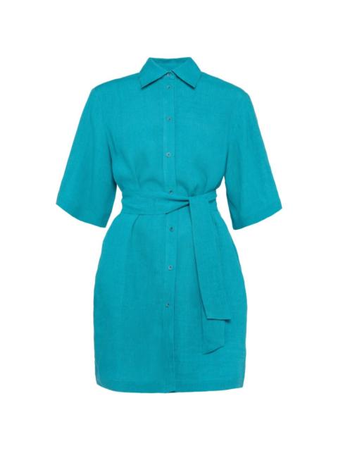 ERES belted shirt dress