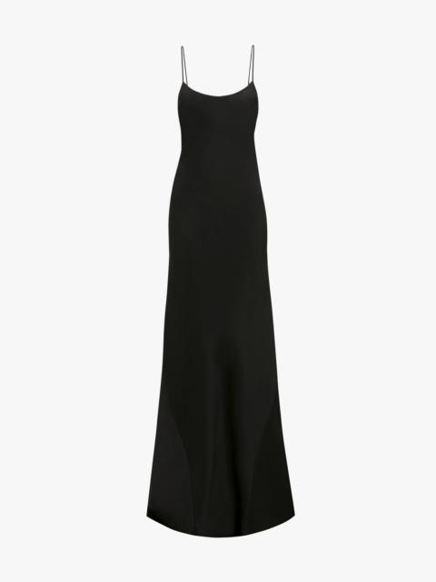 Victoria Beckham Floor-Length Cami Dress In Black