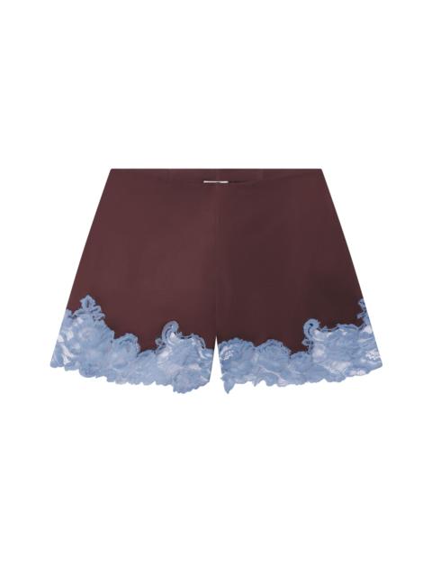 A.L.C. Pipa Satin and Lace Short