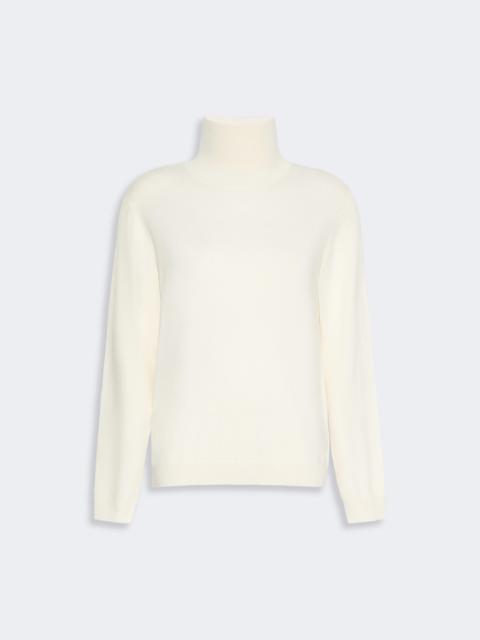 WEEKEND Max Mara KIKU Wool and silk knit turtleneck - IVORY