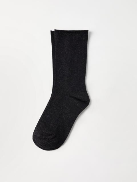 Brunello Cucinelli Cashmere and silk sparkling knit socks