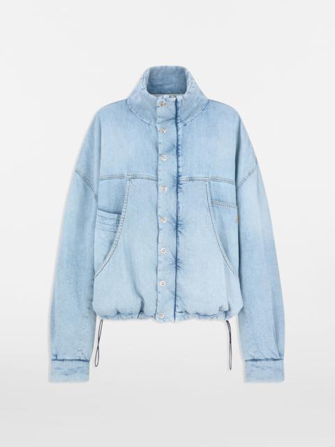 THE ATTICO SUPER WASHED BLUE BOMBER