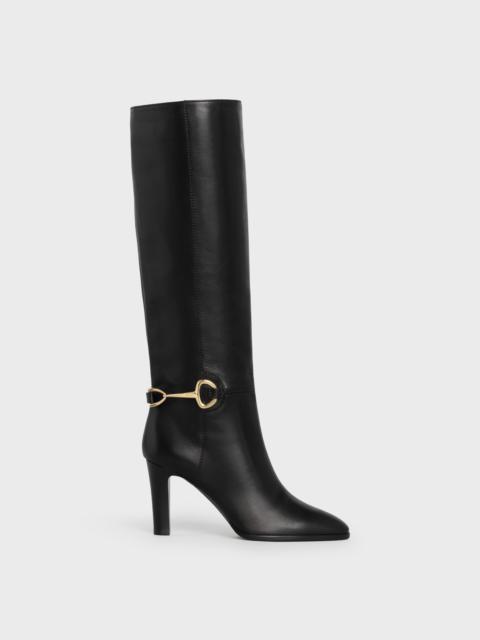 CELINE Claude Boot in Calfskin
