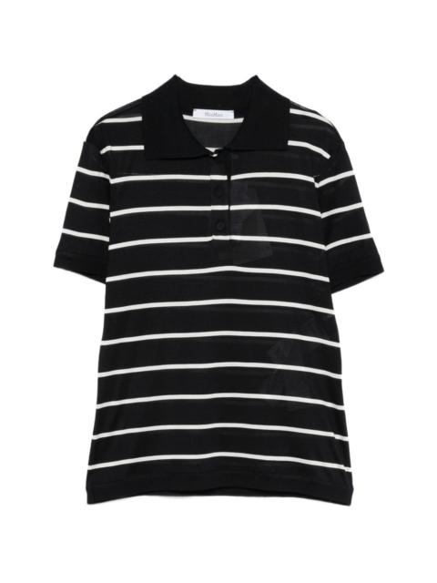 Max Mara striped polo top