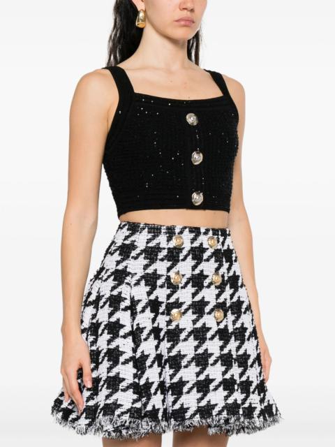 Balmain Balmain Textured Cropped Top