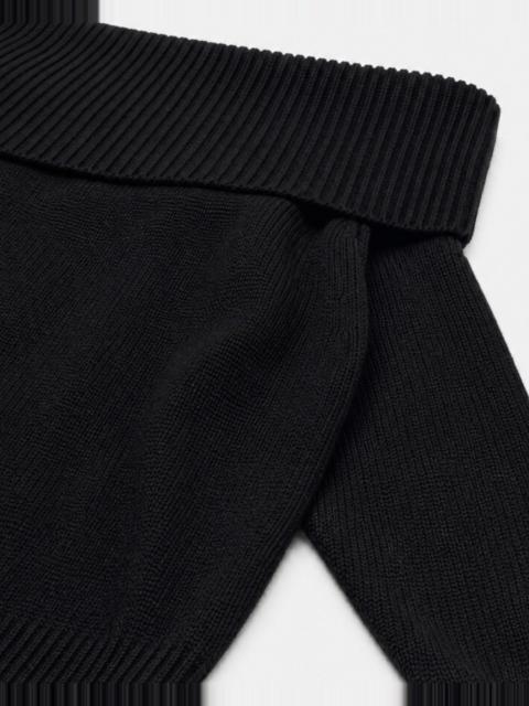 The Kooples OFF-THE-SHOULDER MERINO WOOL SWEATER
