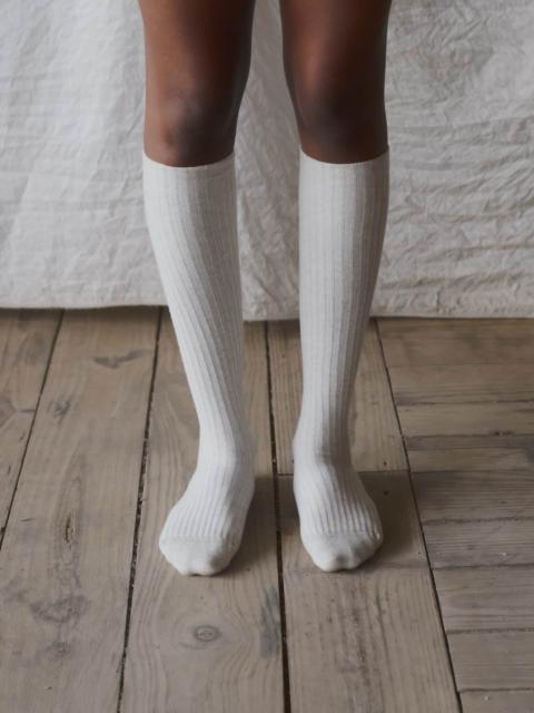 BASERANGE Rib Knee Socks
                  - Organic Cotton Rib
