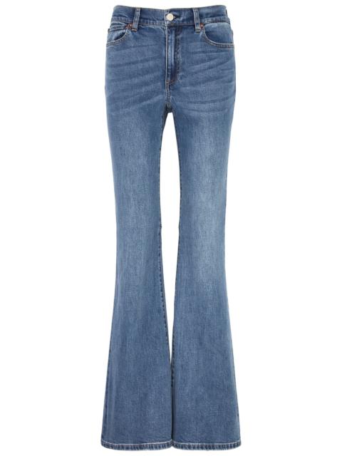 Alice + Olivia Stacey flared-leg jeans