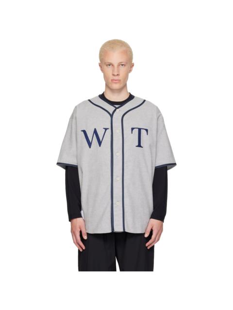 WTAPS Gray League S/S Cotton Twill Shirt