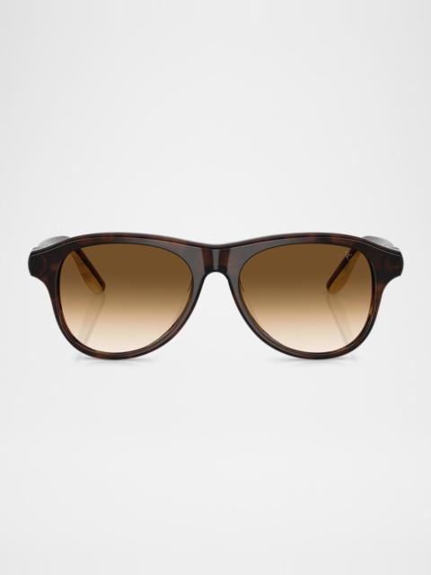Brunello Cucinelli BC4015S Acetate Aviator Sunglasses