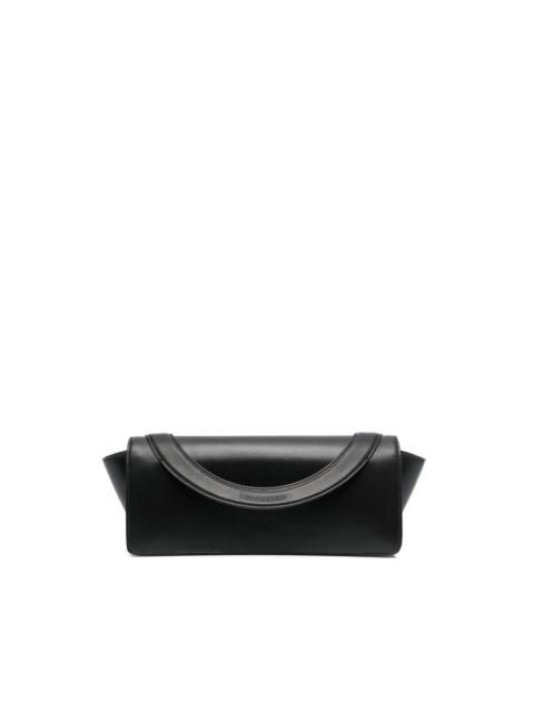 DSQUARED2 wrist-strap leather clutch bag