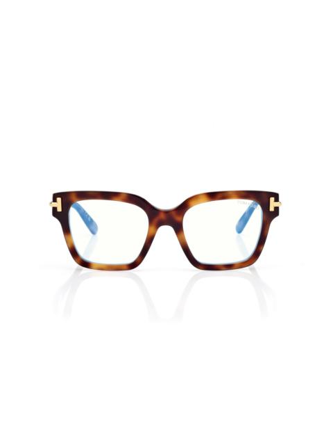 TOM FORD ICON BLUE BLOCK SQUARE OPTICALS