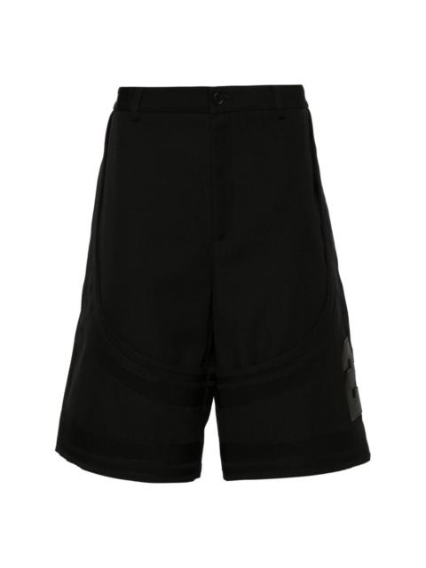 Varsity 23-appliquÃ© shorts