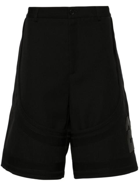 Off-White Varsity 23-appliquÃ© shorts