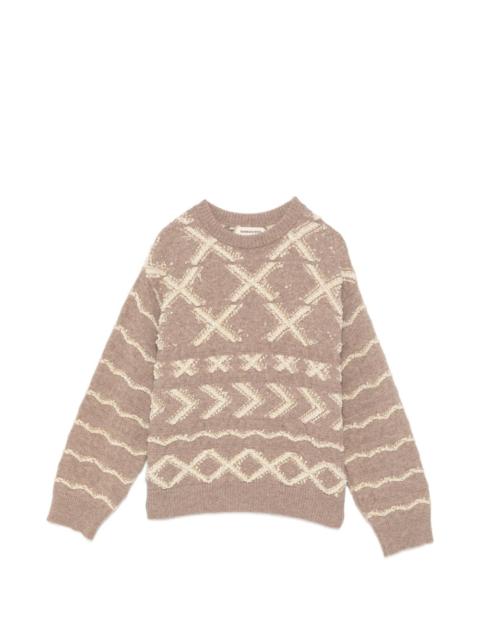 NAMACHEKO teddy crewneck sweater