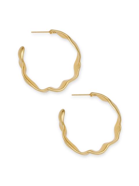 KENDRA SCOTT Holland Vintage Gold Hoop Earrings
