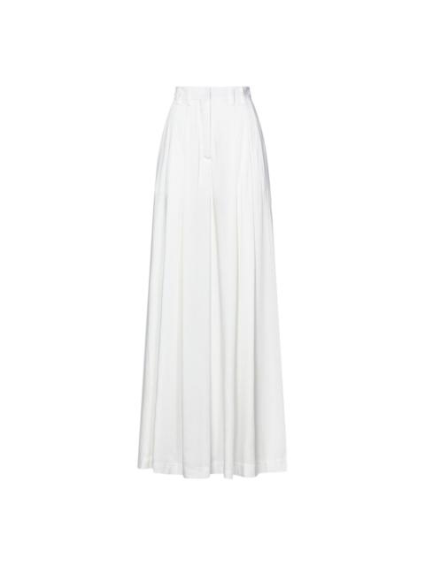 MÔNOT pleated wide-leg trousers