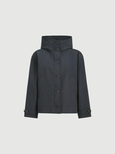 Brunello Cucinelli Techno cotton taffeta outerwear jacket with shiny zipper pull