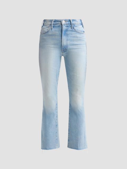 MOTHER Women's The Hustler Flood Fray Jeans - Out Of This World