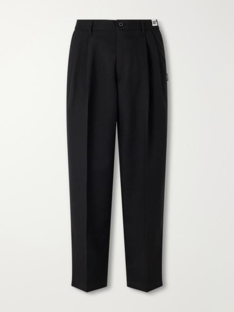 NEIGHBORHOOD Tapered Pleated Twill Trousers