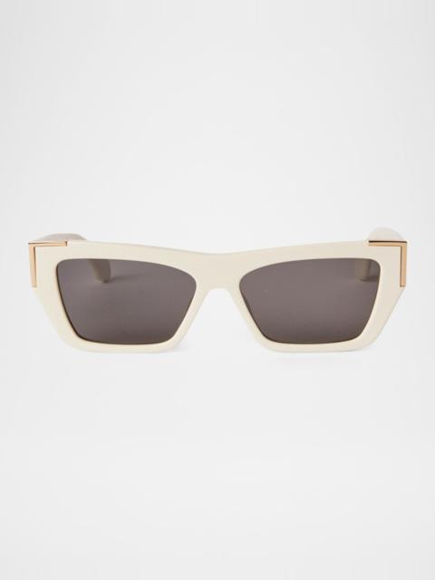 Palm Angels Hollywood Cat-Eye Acetate Sunglasses