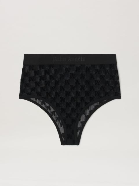 スーツ Palm Angels \"Monogram Lace\" brazilian slip Black Palm Angels 