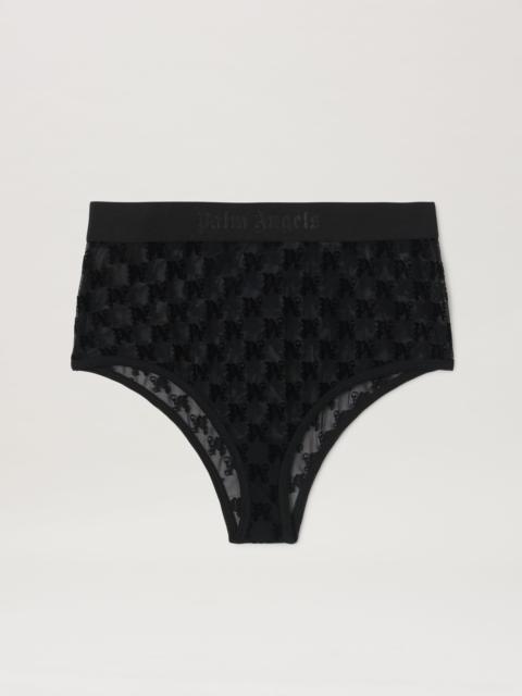 Palm Angels Monogram Lace Brazilian Brief