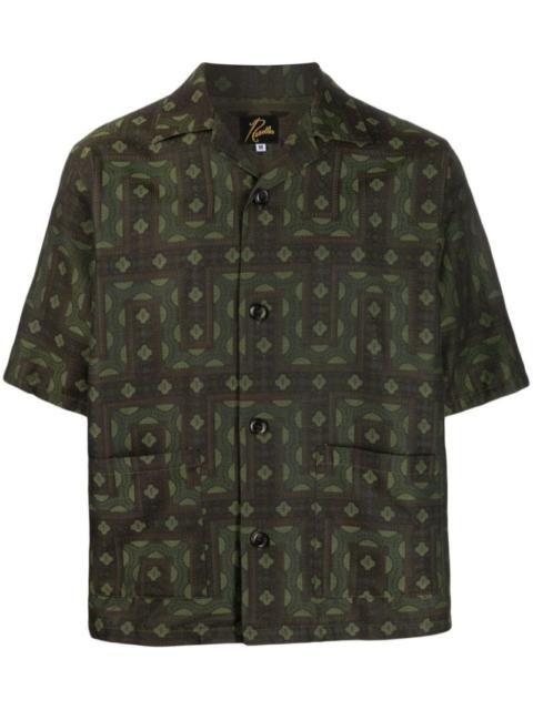 NEEDLES printed short-sleeve shirt