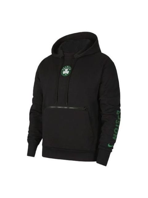 Nike Nike NBA Courtside Boston Celtics Casual Sports Pullover Black CN1807-010