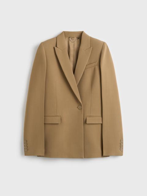 Slim tailored blazer beige