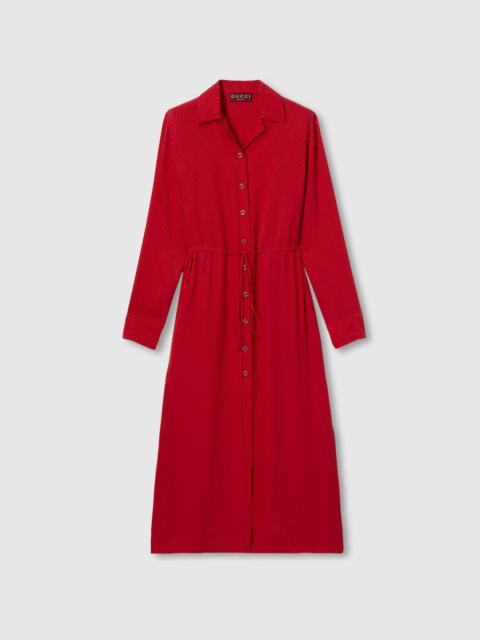 GUCCI Gucci silk jacquard dress