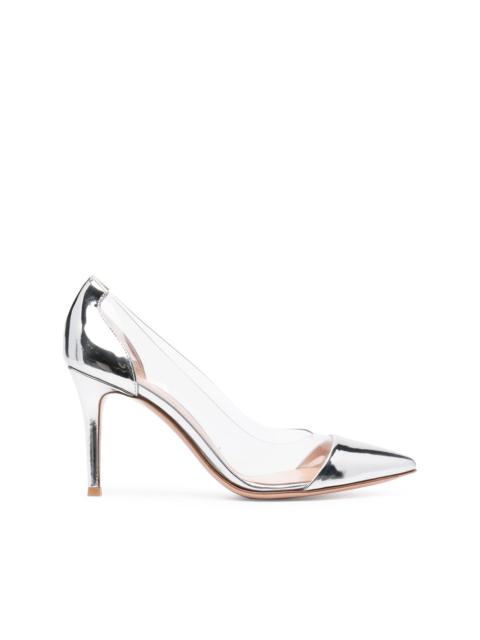 metallic toe-cap pumps