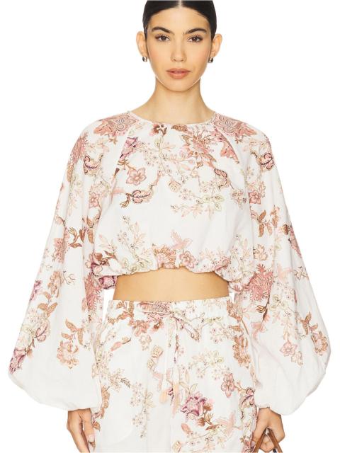 HEMANT & NANDITA Bubble Hem Top