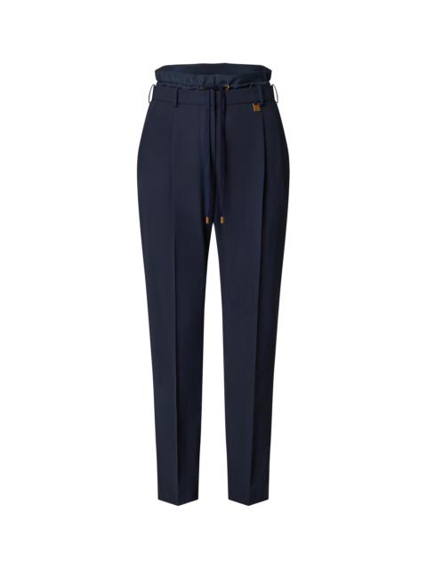 Louis Vuitton Wool Twill Trompe L’Oeil Paperbag Pants