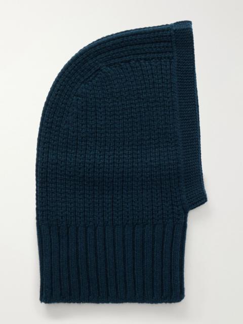 Johnstons of Elgin Waffle-Knit Cashmere Snood Green