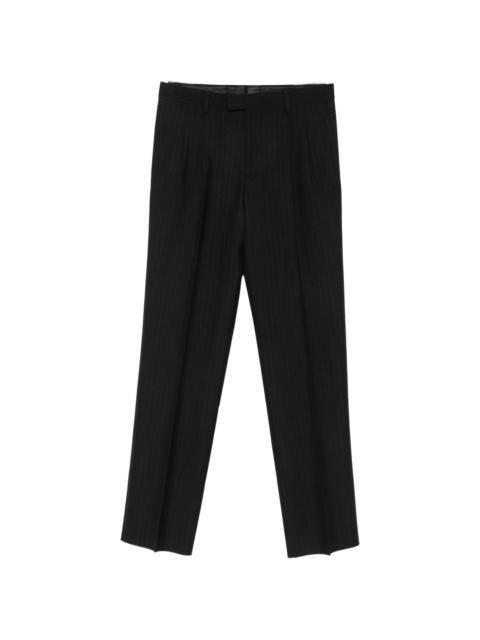 LARDINI Lardini Pinstripe-pattern Pleated Tailored Trousers
