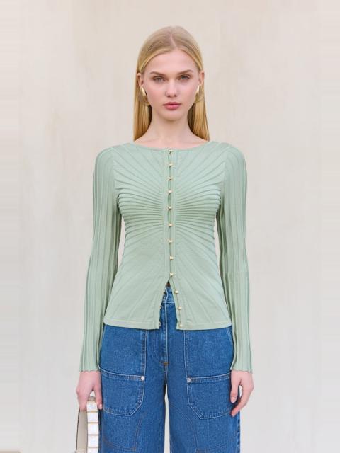 Cult Gaia AINE KNIT CARDIGAN
