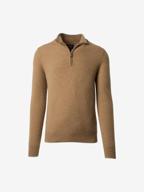 ALLEN EDMONDS Cashmere Quarter-zip Sweater