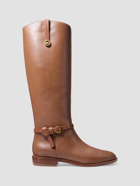 MICHAEL KORS Women's Beverly Leather Knee-High Boots - Luggage