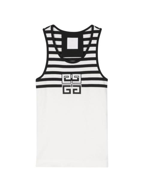 Givenchy 4G-embroidered cotton tank top