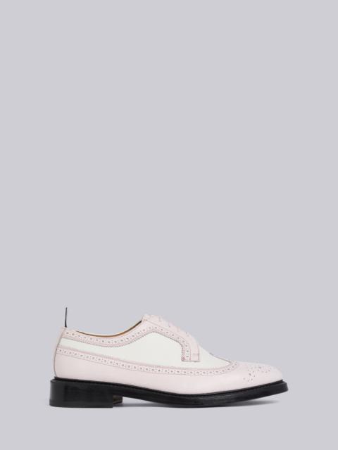 Thom Browne Pink Pebbled Spectator Brogue