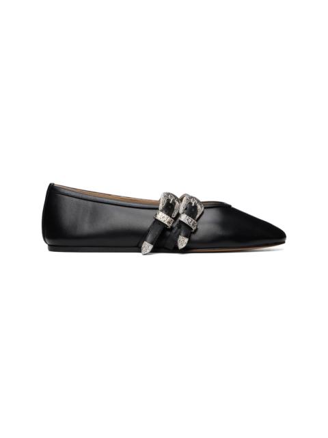LE MONDE BÉRYL Black Ballet Claudia Slipper Flats